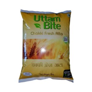 Uttam Bite Whole Wheat Chakki fresh atta 5kg