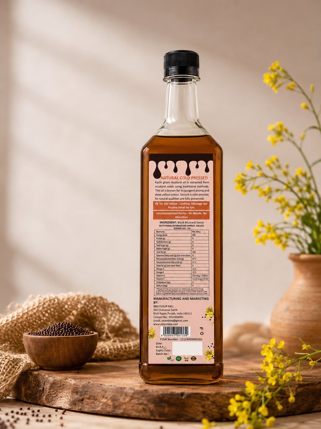 Musturd Oil 1 Litre - Image 4