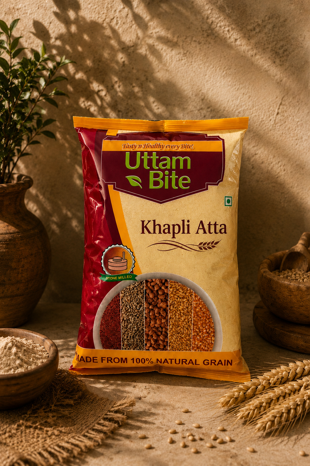 Khapli (Emmer Wheat) Atta
